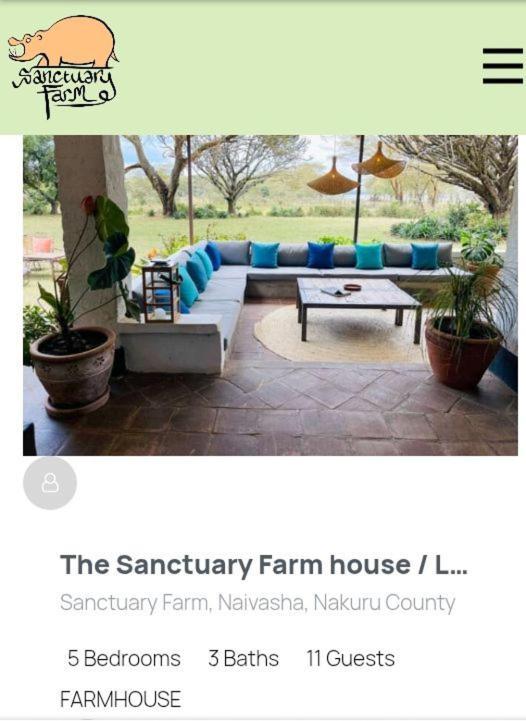 Вілла Sanctuary Farm Найваша Екстер'єр фото